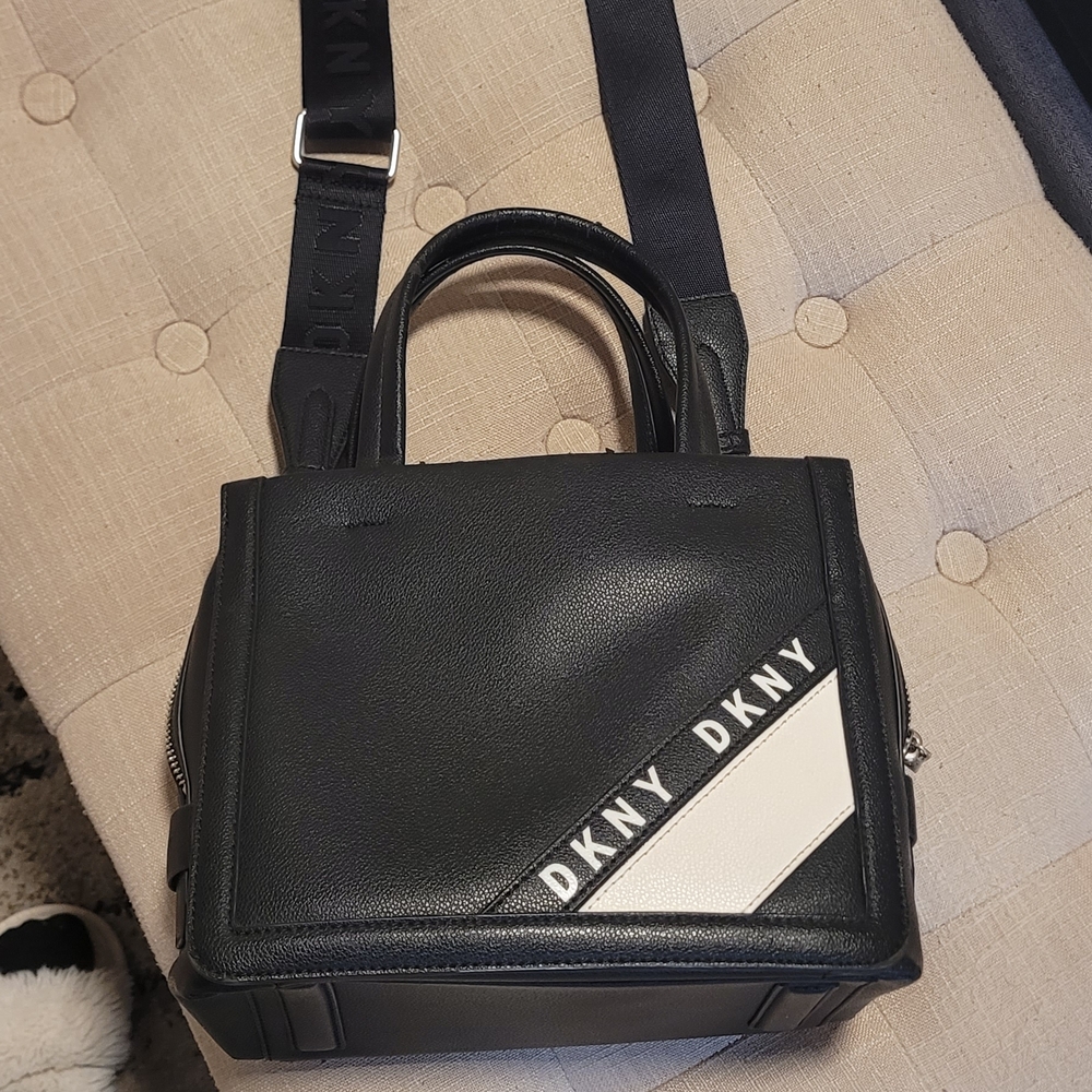 DKNY Black and White Handbag